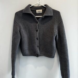 Wilfred Aritzia cardigan Button-Up Ribbed Sweater